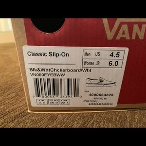 Vans slip on
